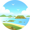 Twilight Rocky Shore  screen for extension Chrome web store in OffiDocs Chromium