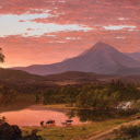 Twilight Serenity Over the Lake  screen for extension Chrome web store in OffiDocs Chromium