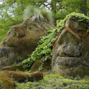 Twin human shaped mountains  screen for extension Chrome web store in OffiDocs Chromium