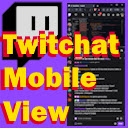 Twitchat Mobile View  screen for extension Chrome web store in OffiDocs Chromium