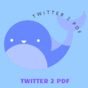 Twitter2PDFConvert Twitter to PDF  screen for extension Chrome web store in OffiDocs Chromium