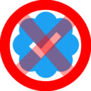 Twitter Blue Blocker  screen for extension Chrome web store in OffiDocs Chromium