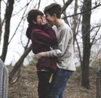 Free download Two Gay Teens Hugging - Photo free photo or picture to be edited with GIMP online image editor