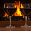 Two glasses of red wine  screen for extension Chrome web store in OffiDocs Chromium