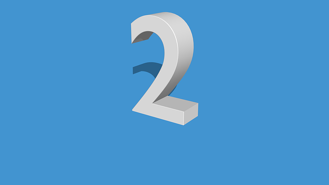 Free download Two Number 2 -  free illustration to be edited with GIMP free online image editor