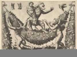 Free download Two Putti Mocking a Monkey free photo or picture to be edited with GIMP online image editor