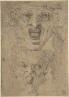 Free download Two Studies for a Grotesque Head free photo or picture to be edited with GIMP online image editor