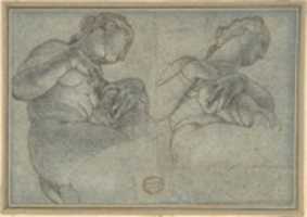 Free download Two Studies of a female Figure or Statue free photo or picture to be edited with GIMP online image editor