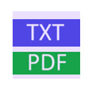 TXT to PDF  screen for extension Chrome web store in OffiDocs Chromium