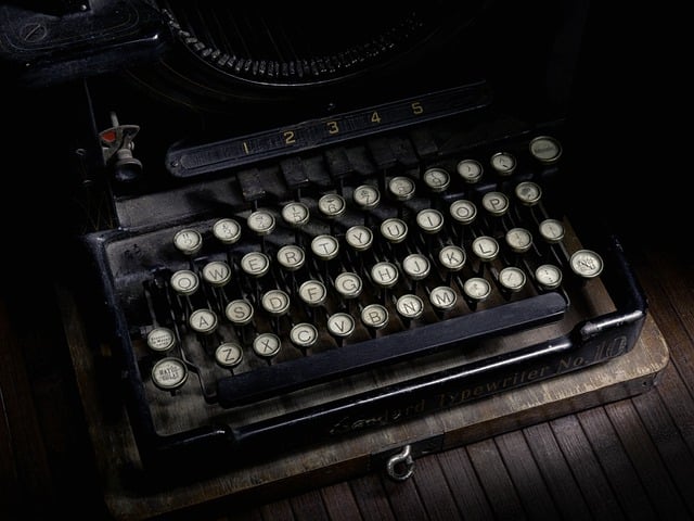 Free download typewriter writing letters vintage free picture to be edited with GIMP free online image editor