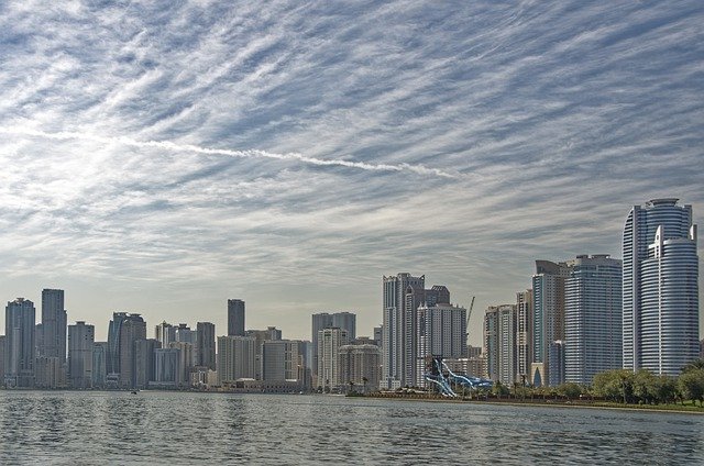 Free download u a e sharjah city skyline free picture to be edited with GIMP free online image editor