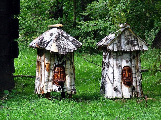 Free download ule sculptures bee apiary free picture to be edited with GIMP free online image editor