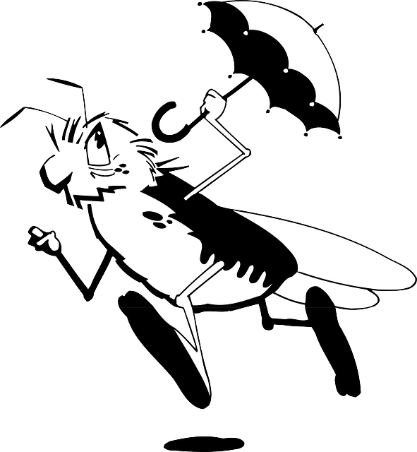 Free download Umbrella Angry Bug - Free vector graphic on Pixabay free illustration to be edited with GIMP free online image editor