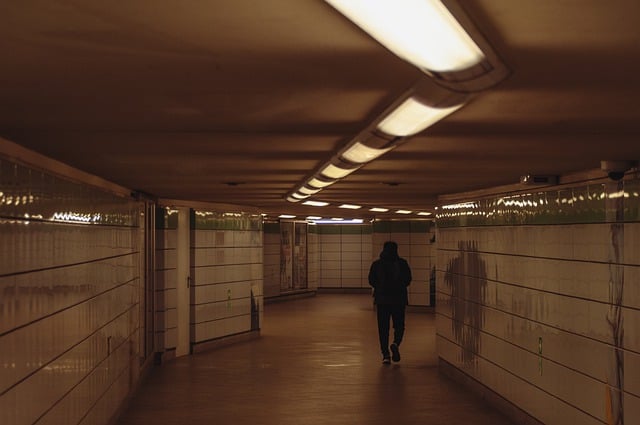 Free download underpass city pedestrian tunnel free picture to be edited with GIMP free online image editor
