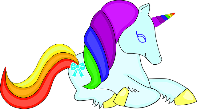 Free download Unicorn Rainbow Cute - Free vector graphic on Pixabay free illustration to be edited with GIMP free online image editor
