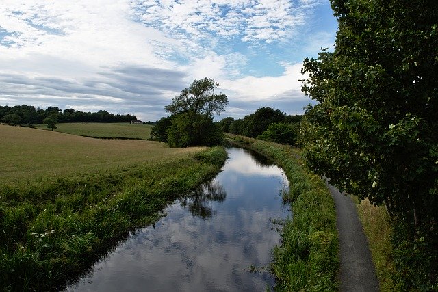 Free download Union Canal Waterway -  free photo or picture to be edited with GIMP online image editor