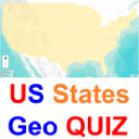 United States Map Quiz Game  screen for extension Chrome web store in OffiDocs Chromium