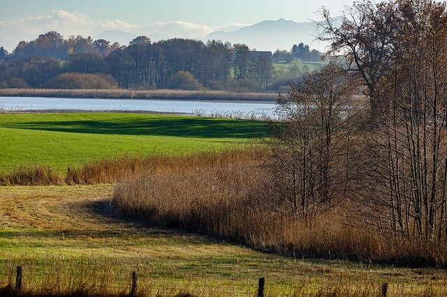 Free download Upper Bavaria Eglburgersee Autumn -  free photo or picture to be edited with GIMP online image editor
