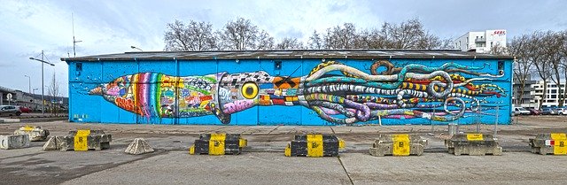 Free download Urban Street-Art Wall -  free photo or picture to be edited with GIMP online image editor