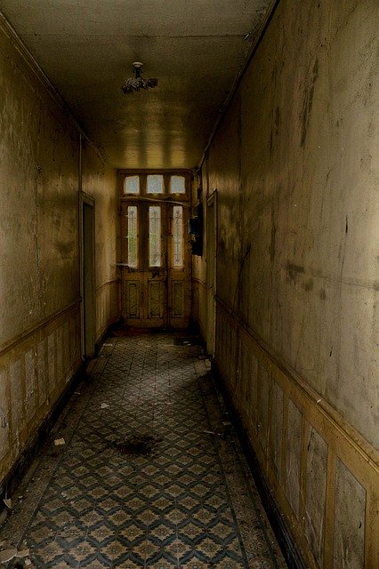 Free download Urbex Corridor Door -  free photo or picture to be edited with GIMP online image editor