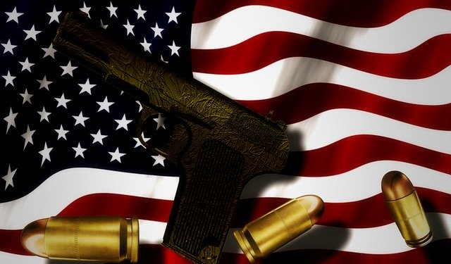 Free download Usa Flag Weapon -  free illustration to be edited with GIMP free online image editor