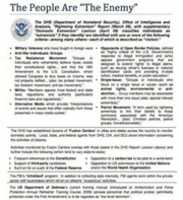 Free picture USA Homeland Security Service Says The People Are The Enemy to be edited by GIMP online free image editor by OffiDocs
