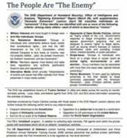 Free download USA Homeland Security Service Says The People Are The Enemy free photo or picture to be edited with GIMP online image editor