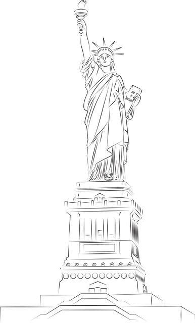 Free download Usa New York Statue Of Liberty - Free vector graphic on Pixabay free illustration to be edited with GIMP free online image editor