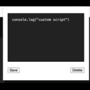 User Scripts Manager  screen for extension Chrome web store in OffiDocs Chromium