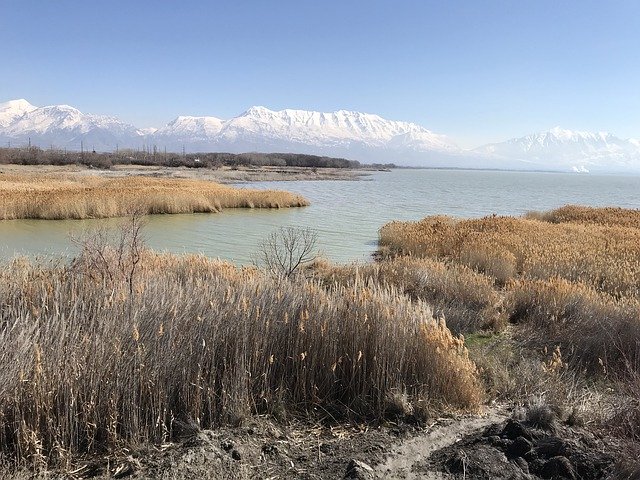 Descărcare gratuită Utah Hot Spring Lake - fotografie sau imagini gratuite pentru a fi editate cu editorul de imagini online GIMP