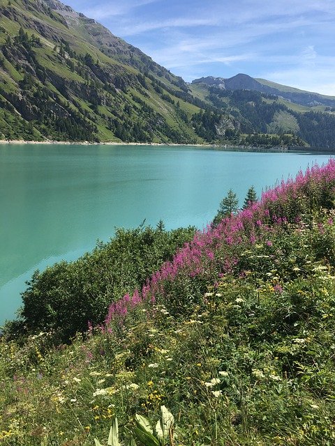 免费下载 Valais Lake Alpine - 可使用 GIMP 在线图像编辑器编辑的免费照片或图片