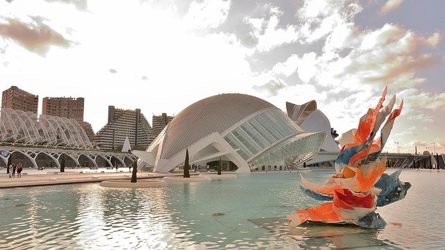 Descarga gratuita Arquitectura del Museo de Valencia - foto o imagen gratuita para editar con el editor de imágenes en línea GIMP