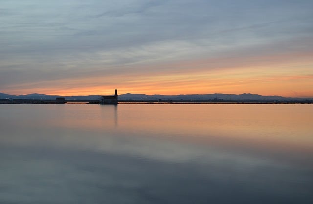 Free download valencia spain rice lake sunset free picture to be edited with GIMP free online image editor