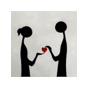 Valentine Couple in love under the moon  screen for extension Chrome web store in OffiDocs Chromium