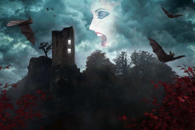 Download gratuito Vampire Dracula Creepy - foto o immagine gratuita gratuita da modificare con l'editor di immagini online GIMP