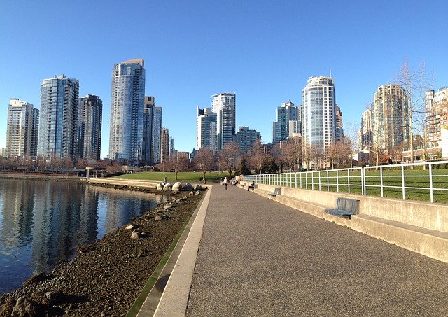 Free download Vancouver Skyline Water -  free photo or picture to be edited with GIMP online image editor