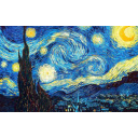 Van Gogh theme  screen for extension Chrome web store in OffiDocs Chromium