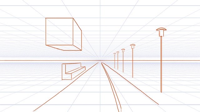 Free download Vanishing Point Scene -  free illustration to be edited with GIMP free online image editor