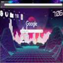 Vaporwave Aesthetic Theme  screen for extension Chrome web store in OffiDocs Chromium