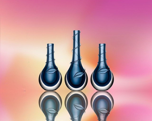 Free download Vase Blue Decoration -  free illustration to be edited with GIMP online image editor