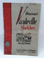 Free download Vaudeville Sketches Booklet 1917 free photo or picture to be edited with GIMP online image editor
