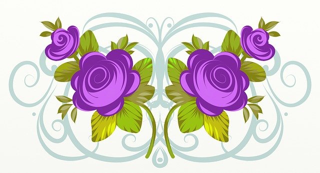 Free download Vector Flowers Roses -  free illustration to be edited with GIMP free online image editor