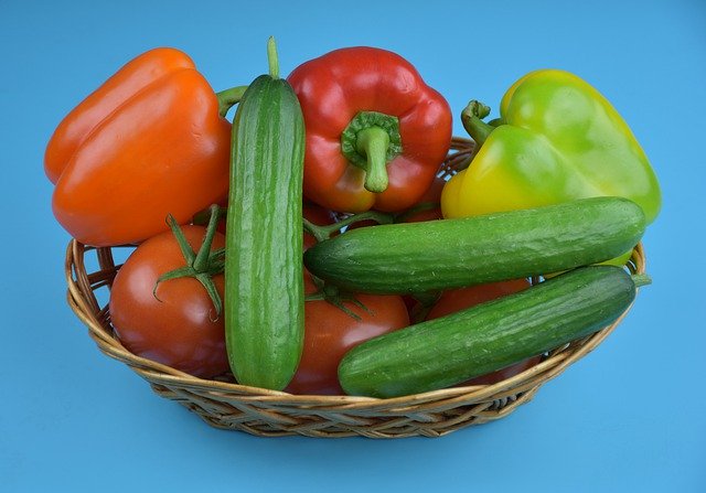 Free picture Vegetables Peppers Cucumbers -  to be edited by GIMP free image editor by OffiDocs