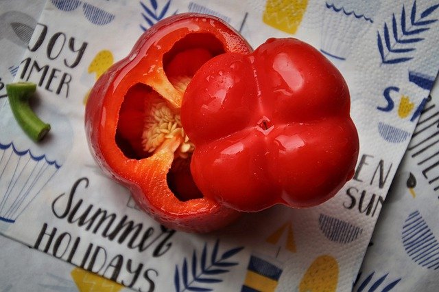 Free download vegetables red pepper sectioned free picture to be edited with GIMP free online image editor