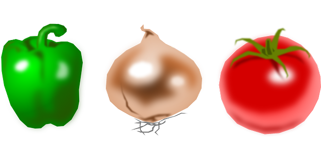 Free download Vegetables Tomato Onion Green - Free vector graphic on Pixabay free illustration to be edited with GIMP free online image editor