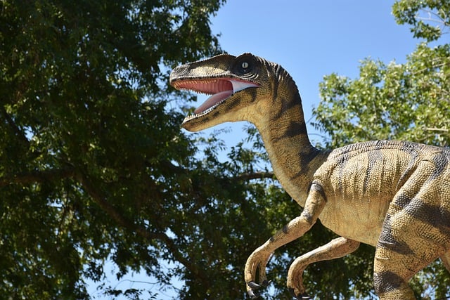 Download gratuito velociraptor dinosauro immagine preistorica gratuita da modificare con l'editor di immagini online gratuito di GIMP