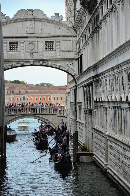 Free download Venice Sighs Bridge -  free photo or picture to be edited with GIMP online image editor