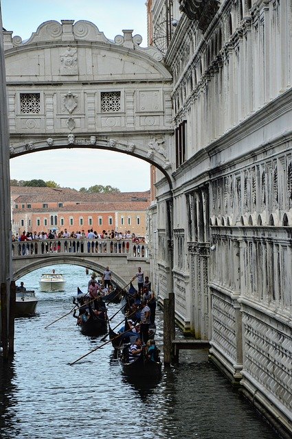 Unduh gratis Venice Sighs Bridge - foto atau gambar gratis untuk diedit dengan editor gambar online GIMP