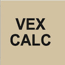 VEX IQ Calculator  screen for extension Chrome web store in OffiDocs Chromium