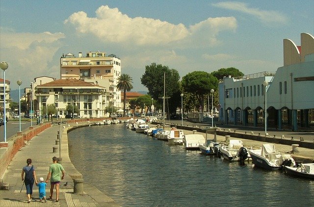 Free download Viareggio Italy Channel -  free photo or picture to be edited with GIMP online image editor